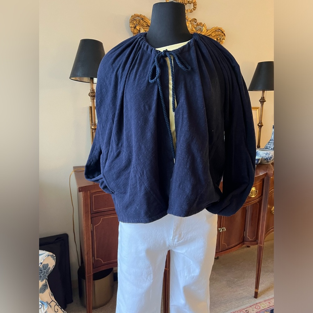 Talbots navy lightweight cardigan Medium